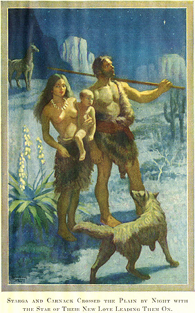 Illustration by Armstrong Sperry from Carnack, The Life-Bringer, 1928 -- p. 376